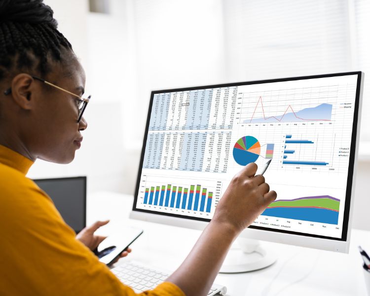 monitor business image
